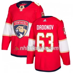 Florida Panthers Trikot Evgenii Dadonov 63 Adidas 2017-2018 Rot Authentic - Herren
